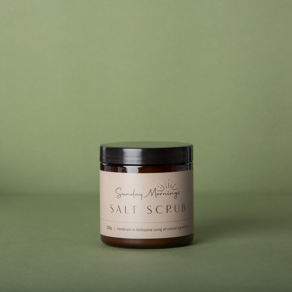 Sunday Mornings Salt Scrub - 250g